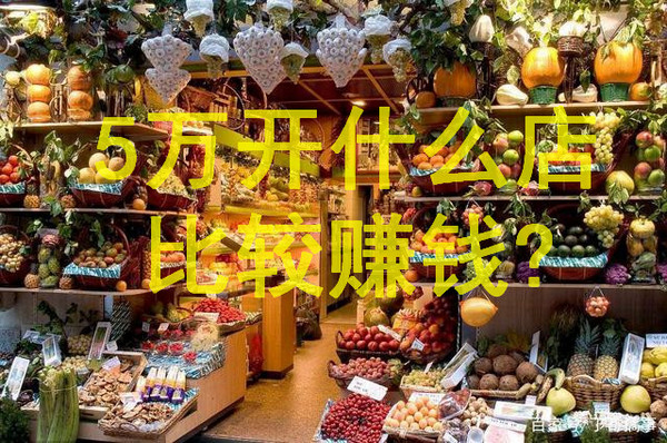 5万开什么店比较赚钱?_1